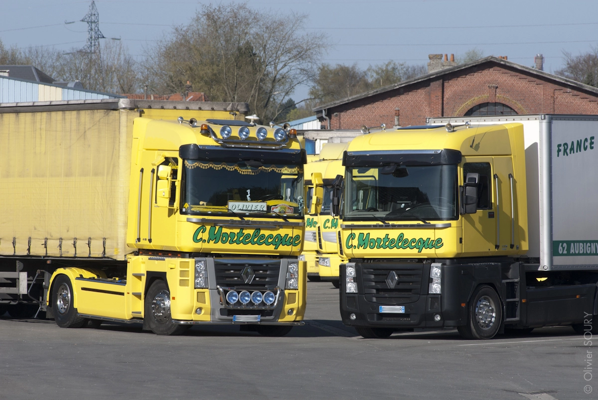 Camions déménagement Mortelecque Lille Arras Nord Pas de Calais